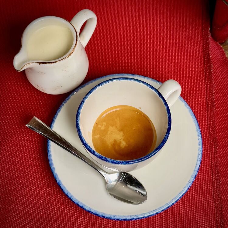 Кофе "Эспрессо" со сливками