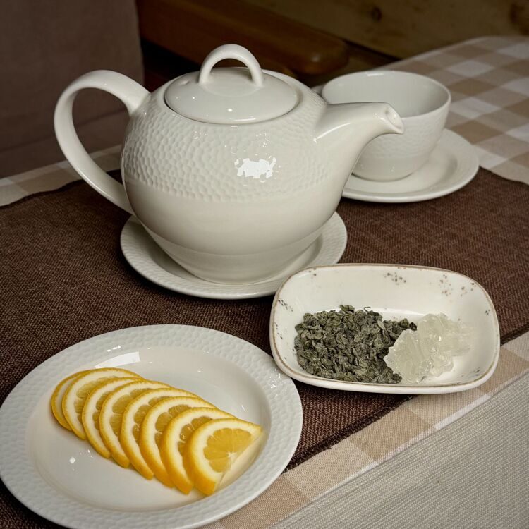 Чай зеленый с лимоном